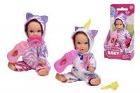 NBB Mini Panenka Onesie Fun 12 cm, 2 druhy